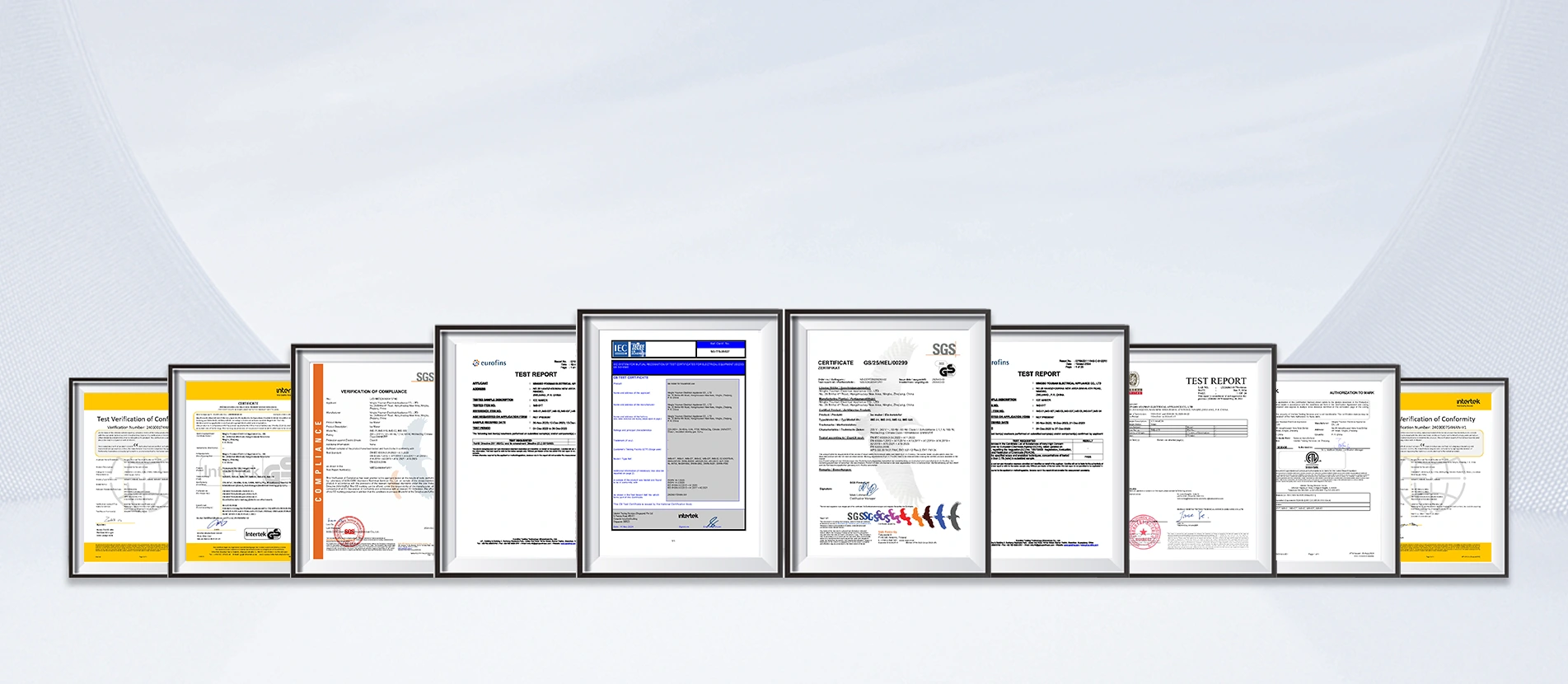 Certificaciones de calidad de la máquina de hielo