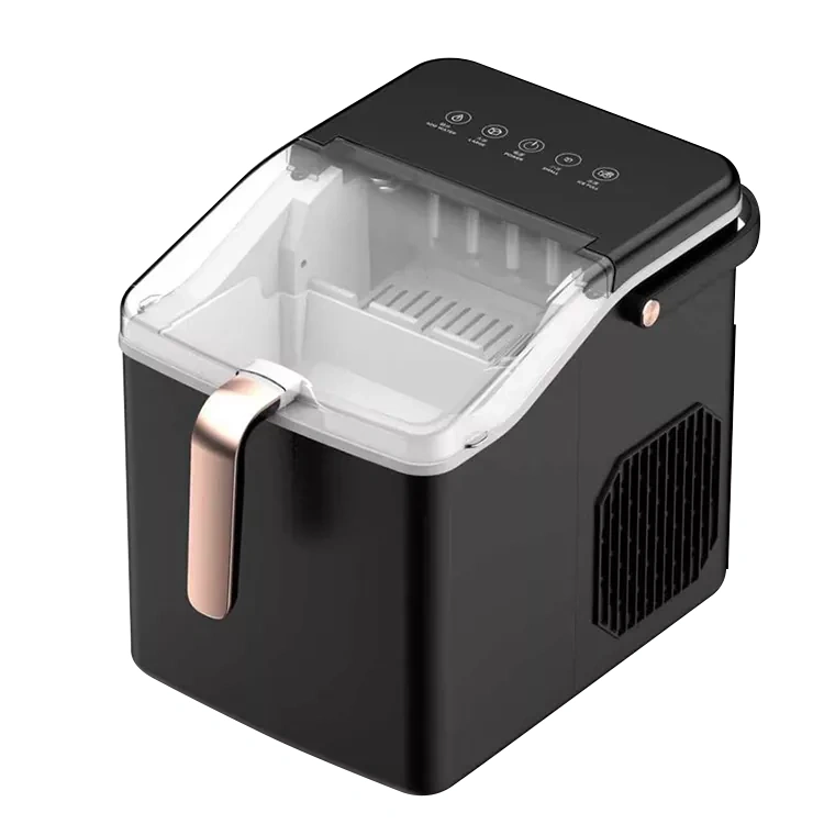 Máquina para hacer hielo tipo bala con asa de transporte